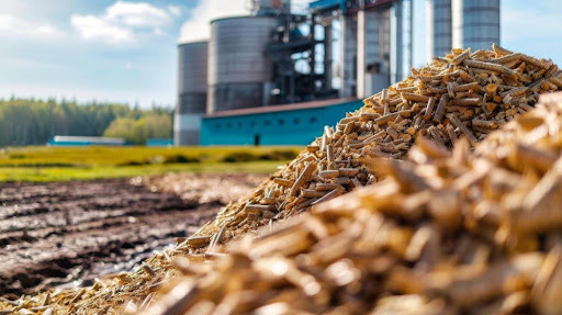 Jakie maszyny wykorzystuje się do produkcji biomasy? 